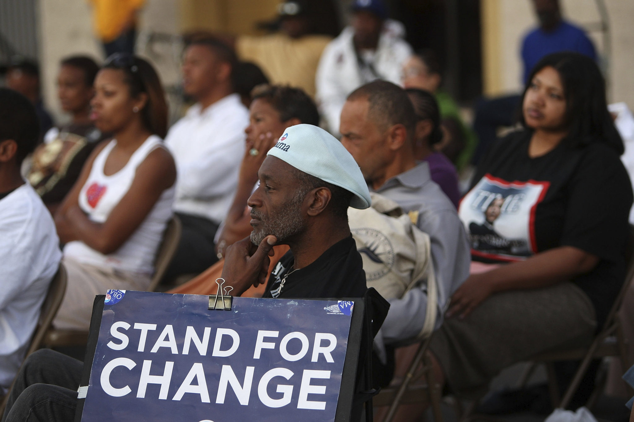 Stand For Change signs