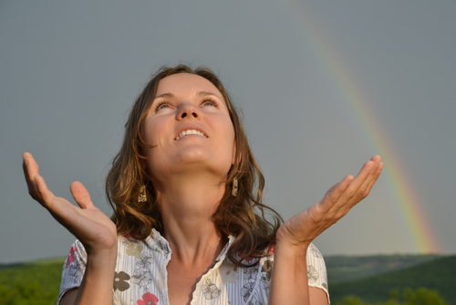 happy woman