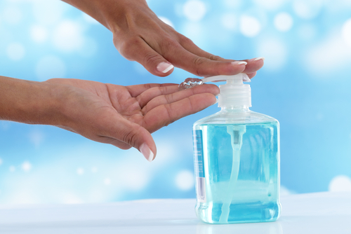 alcohol in hand sanitizer