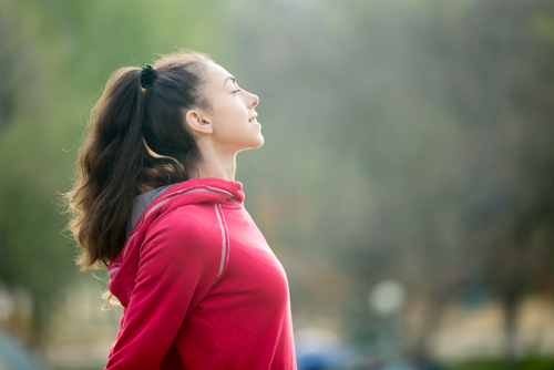 mindfulness teen woman