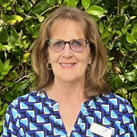 Portrait of Peggy Gelber at Avalon Malibu