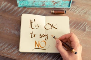IT's Ok to Say No