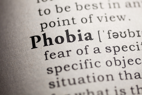 word Phobia in dictionary