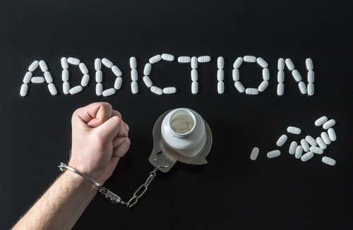 word addiction and pills