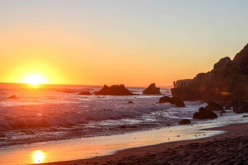 beach sunset