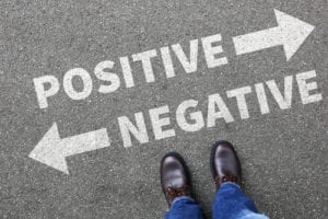 positive and negative arrows