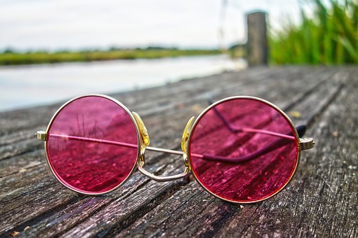 pink sunglasses