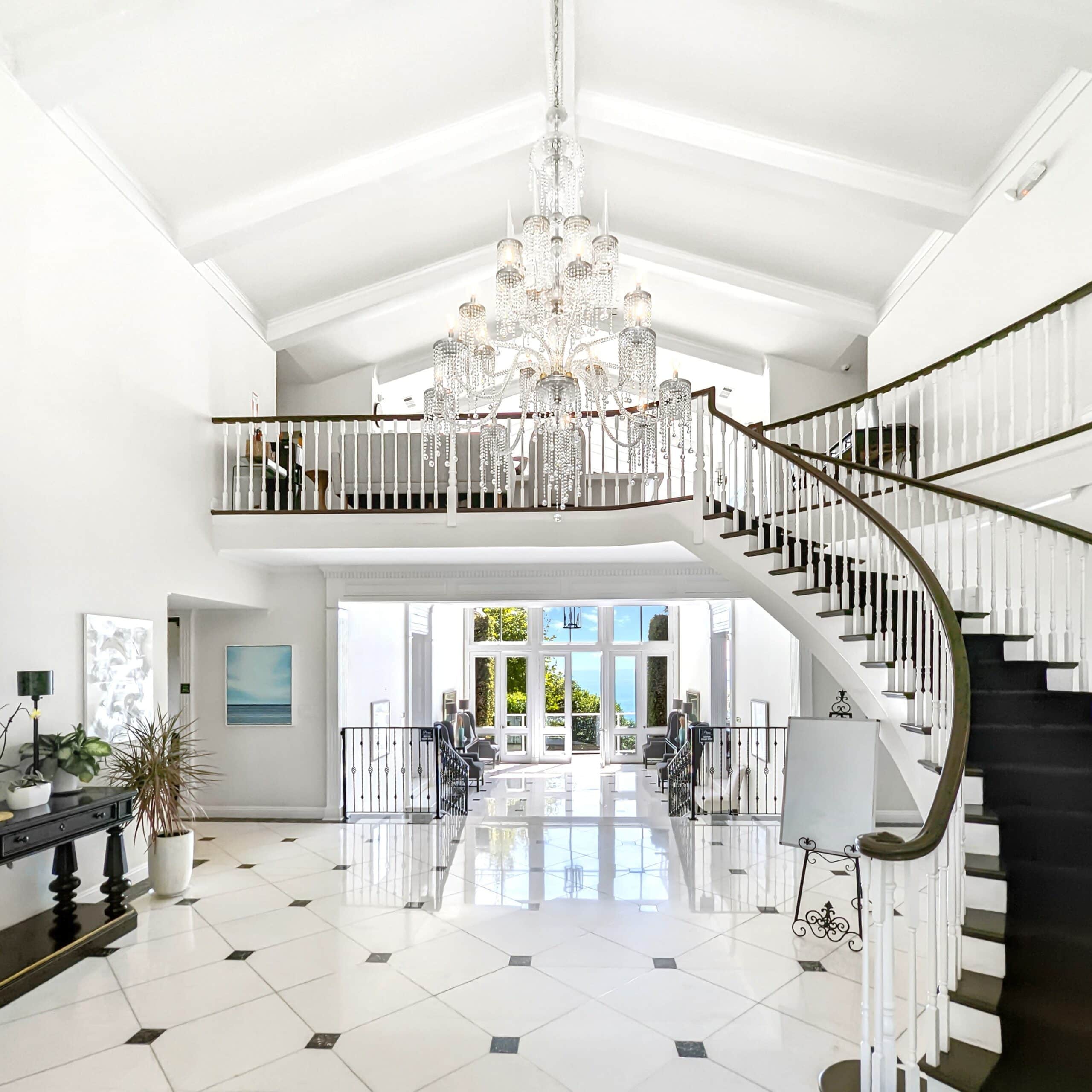 Interior view of The Grand House, Avalon Malibu's mental health treatment center